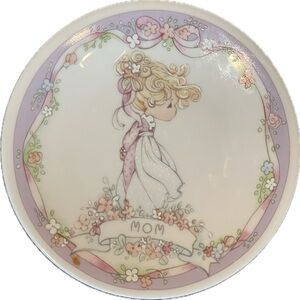 Vintage Precious Moments "MOM'' Plate Rare 🪽🍽️